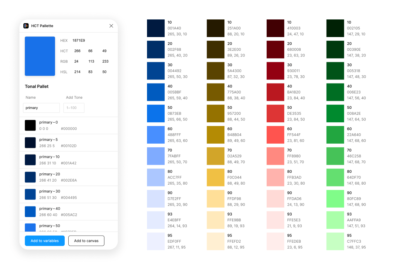 HCT Palette Plugin for Figma